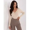 Factory Price Sweter-PM-SW-DF61034.76-jasny smėlio spalva