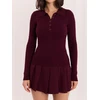 Factory Price Sweter-PM-SW-DF61080.67-ciemny violetinė