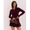 Factory Price Sweter-PM-SW-DF61080.67-ciemny violetinė