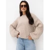 Factory Price Sweter-PM-SW-F549.66-smėlio spalva