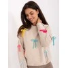 Factory Price Sweter-PM-SW-SC82.41-jasny smėlio spalva
