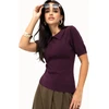 Factory Price Sweter-PM-SW-SF263.77-ciemny violetinė
