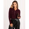 Factory Price Sweter-PM-SW-SF502.29-ciemny violetinė