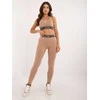 For Fitness Tamprės moterims -FF-LG-509765.88-tamsiai smėlio spalvos