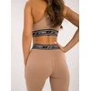 For Fitness Tamprės moterims -FF-LG-509765.88-tamsiai smėlio spalvos
