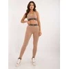 For Fitness Tamprės moterims -FF-LG-509765.88-tamsiai smėlio spalvos