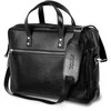 Gold GENUINE LEATHER SHOULDER BAG SL04 WATERFORD Juodas