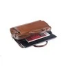 Gold VINTAŽINĖS RUDOS ODOS RANKINĖ KOMPIUTERIUI SOLIER ROTHEN SL30