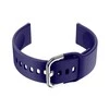 Pacific U01 smartwatch rubber strap - navy mėlynas/sidabrinis - 18mm