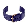Pacific Dirželis gumowy do smartwatch 18mm - tamsiai mėlyna/rosegold