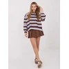 Italy Moda Džemperis moterims -IT-BL-9780-1.48-ciemny ruda