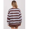 Italy Moda Džemperis moterims -IT-BL-9780-1.48-ciemny ruda