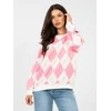 Italy Moda Džempreris moterim-MI-BL-4003.65-rožinė
