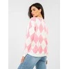 Italy Moda Džempreris moterim-MI-BL-4003.65-rožinė