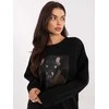 Italy Moda Džempreris moterim-MI-BL-4216-1.82-juoda