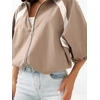 Italy Moda Bluza-MI-BL-K71751.94-ciemny bezowy