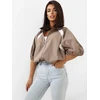 Italy Moda Bluza-MI-BL-K71751.94-ciemny bezowy