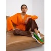 Italy Moda Palaidinė-DHJ-BZ-11979.67-oranžinė