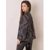 Italy Moda Palaidinė-DHJ-BZ-12182-4.31P-juoda-smėlio spalvos