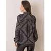 Italy Moda Palaidinė-DHJ-BZ-12182-4.31P-juoda-smėlio spalvos