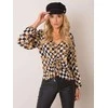 Italy Moda Palaidinė-DHJ-BZ-12283.94P-juoda ir balta