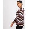 Italy Moda Palaidinė-DHJ-BZ-12311.49P-juoda-smėlio spalvos