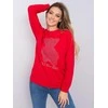 Italy Moda Palaidinė-DHJ-BZ-12779.43P-raudona