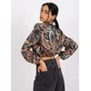 Italy Moda Palaidinė-DHJ-BZ-15170.39-juoda-smėlio spalvos