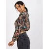 Italy Moda Palaidinė-DHJ-BZ-15170.39-juoda-smėlio spalvos