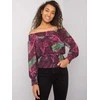Italy Moda Palaidinė-DHJ-BZ-15175-2.10P-tamsiai violetinė