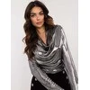 Italy Moda Palaidinė-DHJ-BZ-15268.30-sidabrinė