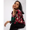 Italy Moda Palaidinė-DHJ-BZ-6033-1.49P-tamsiai žalia