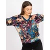 Italy Moda Palaidinė-DHJ-BZ-6033-2.46P-tamsiai mėlyna