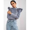 Italy Moda Palaidinė-DHJ-BZ-6533A.44P-pilka