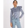 Italy Moda Palaidinė-DHJ-BZ-6533A.44P-pilka