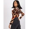 Italy Moda Palaidinė-DHJ-BZ-6533C-1.81P-juoda-smėlio spalvos