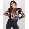 Italy Moda Palaidinė-DHJ-BZ-6533C.90-juoda-smėlio spalvos