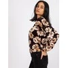 Italy Moda Palaidinė-DHJ-BZ-6550-1.29P-juoda-smėlio spalvos