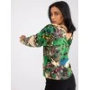 Italy Moda Palaidinė-DHJ-BZ-6550-3.14P-žalia