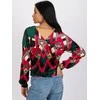 Italy Moda Palaidinė-DHJ-BZ-6550-4,40-tamsiai žalia