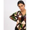 Italy Moda Palaidinė-DHJ-BZ-6550.74P-ruda