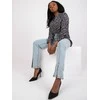 Italy Moda Palaidinė-DHJ-BZ-6825.56-juoda-balta