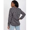 Italy Moda Palaidinė-DHJ-BZ-6825.56-juoda-balta