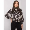 Italy Moda Palaidinė-DHJ-BZ-8501.79-juoda-smėlio spalvos