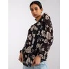 Italy Moda Palaidinė-DHJ-BZ-8643-1.37P-juoda-smėlio spalvos