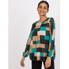 Italy Moda Palaidinė-DHJ-BZ-8643.38P-tamsiai žalia