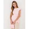 Italy Moda Bluzka-IR-BZ-G53517.21-jasny rožinė