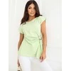 Italy Moda Bluzka-IR-BZ-G53517.21-šviesiai žalia