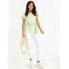 Italy Moda Bluzka-IR-BZ-G53517.21-šviesiai žalia