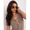 Italy Moda Bluzka-IR-BZ-R2732.29-ciemny bezowy